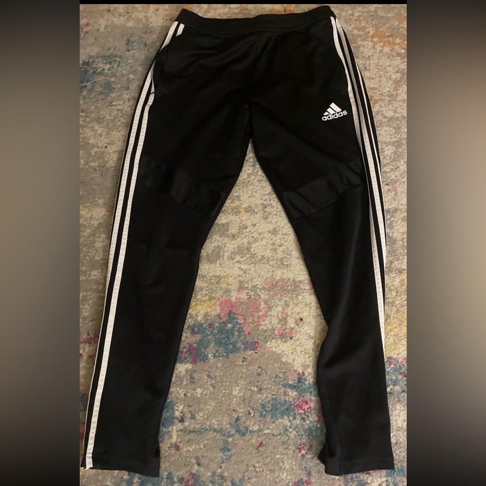 Adidas 3-Stripes joggers in Black